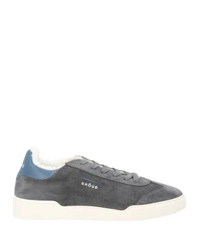 Ghoud Venice Ghōud Venice Man Sneakers Lead Size 9 Leather In Grey