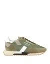 GHOUD VENICE GHŌUD VENICE MAN SNEAKERS MILITARY GREEN SIZE 12 LEATHER, TEXTILE FIBERS