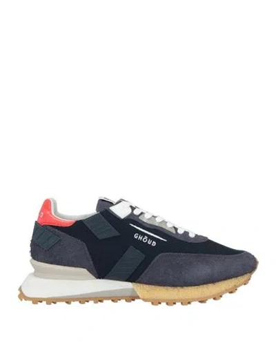 Ghoud Venice Ghōud Venice Man Sneakers Navy Size 9 Leather, Textile Fibers