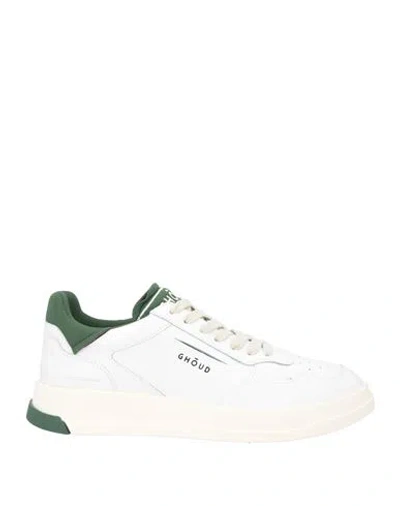 Ghoud Venice Ghōud Venice Man Sneakers White Size 9 Leather, Textile Fibers
