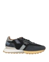 Ghoud Venice Ghōud Venice Rush Man Sneakers Charcoal Size 12 Leather, Textile Fibers In Gray