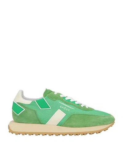 Ghoud Venice Ghōud Venice Rush Man Sneakers Light Green Size 12 Leather, Textile Fibers