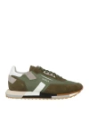 Ghoud Venice Ghōud Venice Rush Man Sneakers Military Green Size 10 Leather, Textile Fibers, Synthetisches Materia In Multi