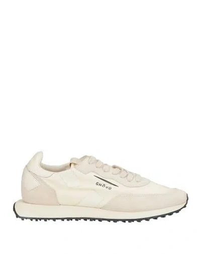 Ghoud Venice Ghōud Venice Rush Man Sneakers Off White Size 8 Leather, Textile Fibers In Multi