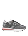 Ghoud Venice Ghōud Venice Rush Woman Sneakers Charcoal Size 7 Soft Leather, Textile Fibers In Grey