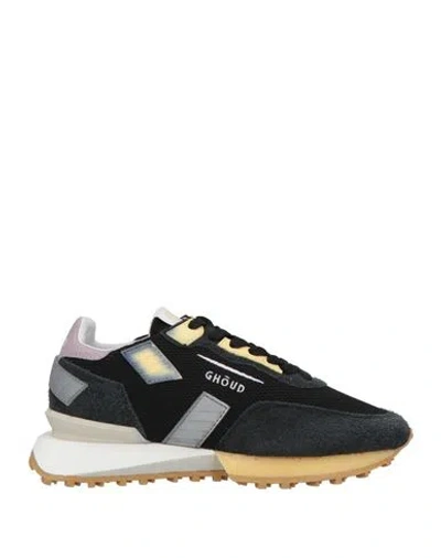 Ghoud Venice Ghōud Venice Rush Woman Sneakers Charcoal Size 8 Leather, Textile Fibers In Gray