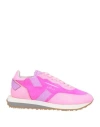 Ghoud Venice Ghōud Venice Rush Woman Sneakers Fuchsia Size 7 Leather, Textile Fibers In Pink