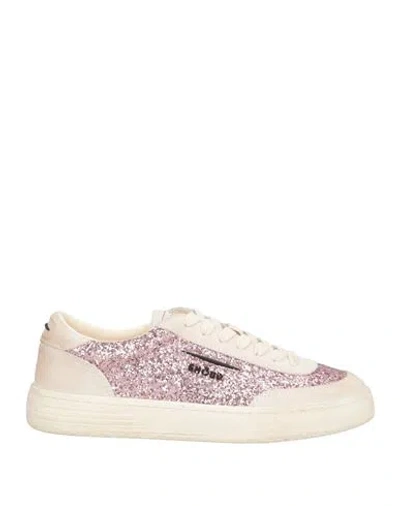 Ghoud Venice Ghōud Venice Woman Sneakers Antique Rose Size 8 Leather, Textile Fibers In Pink