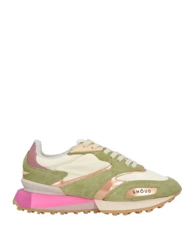 Ghoud Venice Ghōud Venice Woman Sneakers Beige Size 8 Leather, Textile Fibers
