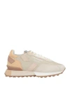 Ghoud Venice Ghōud Venice Woman Sneakers Beige Size 8 Textile Fibers, Leather In Beige