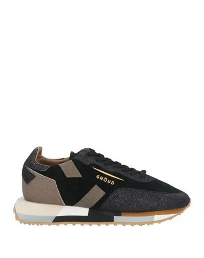 Ghoud Venice Ghōud Venice Woman Sneakers Black Size 7 Leather, Textile Fibers