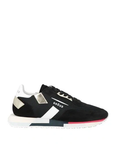 Ghoud Venice Ghōud Venice Woman Sneakers Black Size 7 Leather, Textile Fibers