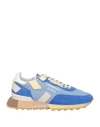 Ghoud Venice Ghōud Venice Woman Sneakers Blue Size 8 Leather, Textile Fibers In Blue
