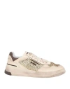 Ghoud Venice Ghōud Venice Woman Sneakers Blush Size 8 Leather, Textile Fibers In Gold