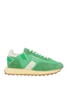 Ghoud Venice Ghōud Venice Woman Sneakers Green Size 8 Leather, Textile Fibers In Green