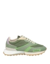 Ghoud Venice Ghōud Venice Woman Sneakers Green Size 8 Textile Fibers, Leather In Green