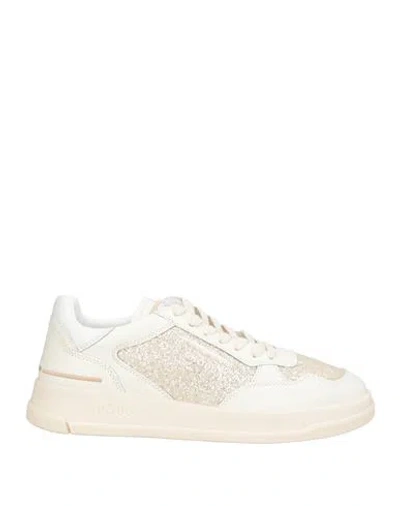 Ghoud Venice Ghōud Venice Woman Sneakers Ivory Size 8 Leather, Textile Fibers In White