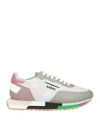 Ghoud Venice Ghōud Venice Woman Sneakers Ivory Size 8 Textile Fibers, Leather In White
