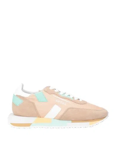Ghoud Venice Ghōud Venice Woman Sneakers Sand Size 6 Leather, Textile Fibers In Beige
