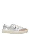 Ghoud Venice Ghōud Venice Woman Sneakers Silver Size 8 Leather In Silver