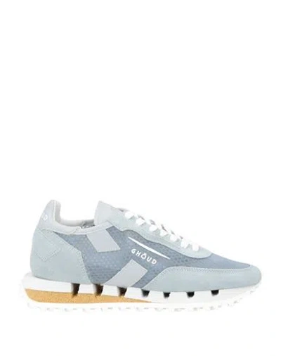 Ghoud Venice Ghōud Venice Woman Sneakers Slate Blue Size 5 Leather, Textile Fibers