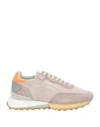 Ghoud Venice Rush Groove Suede Sneakers In Grey