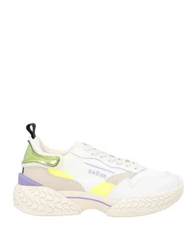 Ghoud Venice Ghōud Venice Woman Sneakers White Size 6 Textile Fibers, Leather