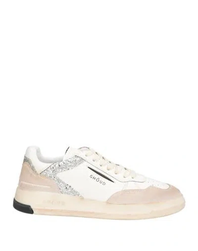 Ghoud Venice Ghōud Venice Woman Sneakers White Size 8 Leather, Textile Fibers