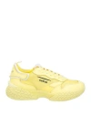 Ghoud Venice Ghōud Venice Woman Sneakers Yellow Size 8 Leather, Textile Fibers