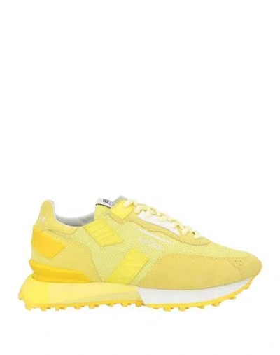 Ghoud Venice Ghōud Venice Woman Sneakers Yellow Size 6 Leather, Textile Fibers