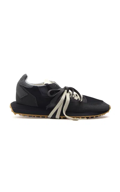 Ghoud Venice Starlight Nylon & Glitter Sneakers In Black