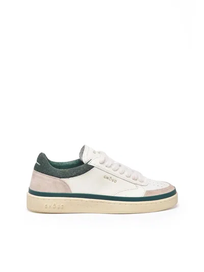 Ghoud White Leather-blend Suede Sneakers