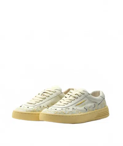 Ghoud Women's Lido Low Tex Sneakers In Ivory In Neutral