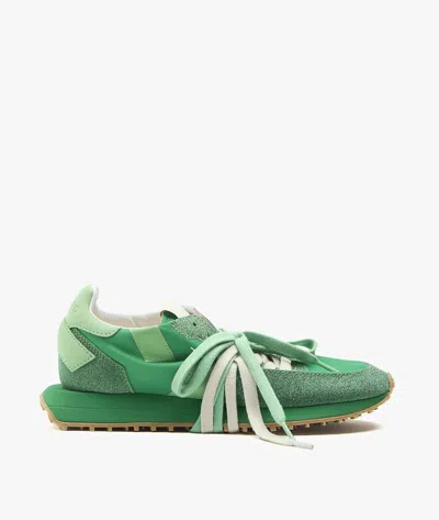 Ghoud Women's Starlight Soft Low Sneakers In Lake Green Glitter-out