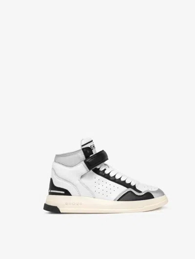 Ghoud Women's Tweener Mid Sneakers In Black/ Silver