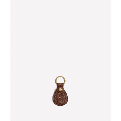 Ghurka Air Tag Fob In Brown