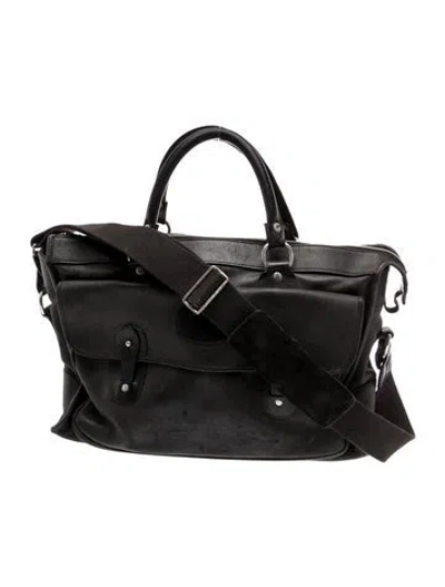 Pre-owned Ghurka Black Durable Carry On Duffle Bag