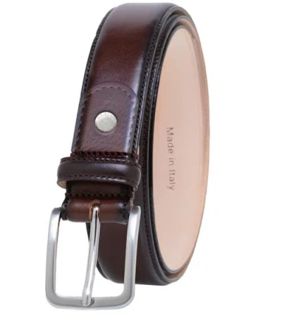 Ghurka Burnished Handcrafted Genuine Leather Belt In White