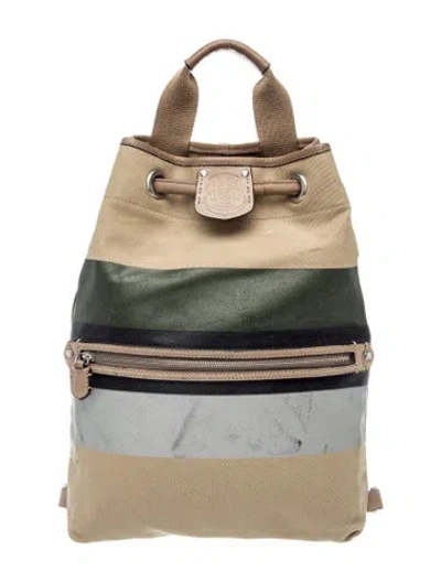 Pre-owned Ghurka Canvas Backpack In Neutrals
