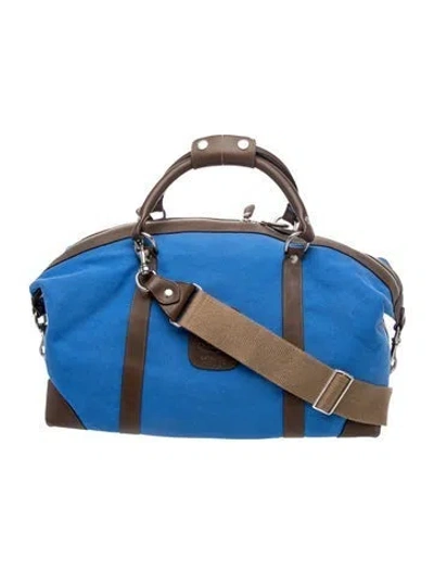 Pre-owned Ghurka Canvas Carry On In Blue