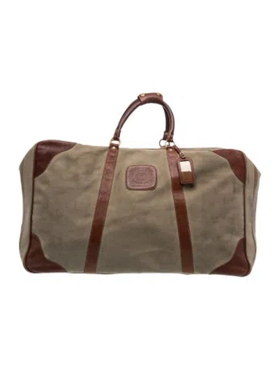 Pre-owned Ghurka Canvas Carry On In Neutral