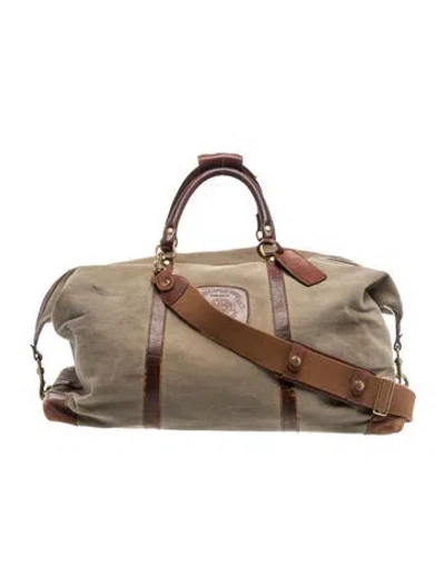 Pre-owned Ghurka Canvas Carry On In Neutral