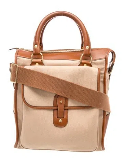 Pre-owned Ghurka Canvas Shoulder Bag In Neutral