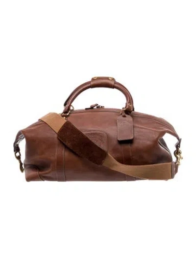 Pre-owned Ghurka Durable Chestnuts Carry On Bag In Brown