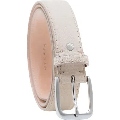 Ghurka Handcrafted Genuine Suede Leather Belt In Neutral