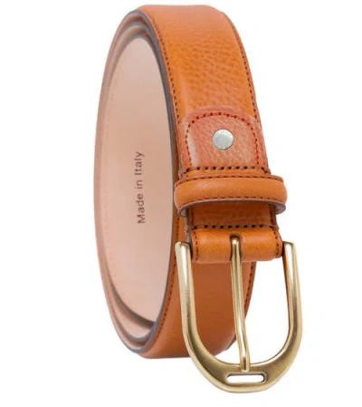 Ghurka Heritage Handcrafted Genuine Leather Belt In Brown