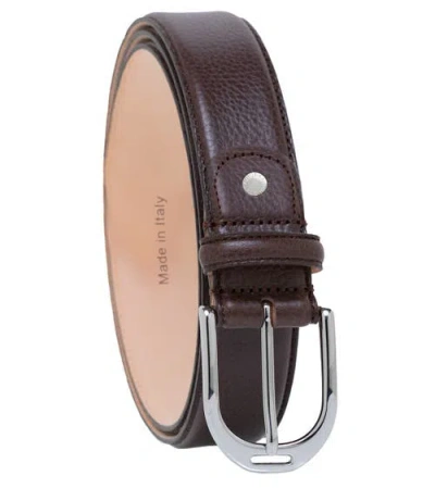 Ghurka Heritage Handcrafted Genuine Leather Belt In Red