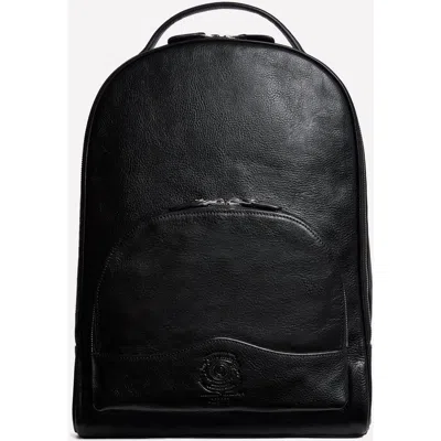 Ghurka Hudson No. 297 Leather Backpack In Vintage Black Leather