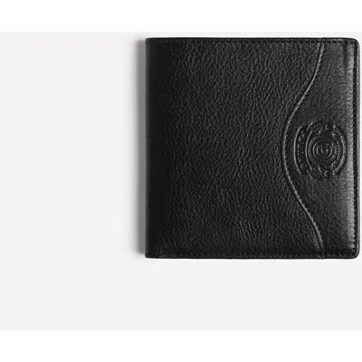 Ghurka International Wallet No. 104 In Vintage Black Leather
