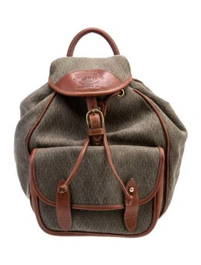 Pre-owned Ghurka Leather Backpack In Brown